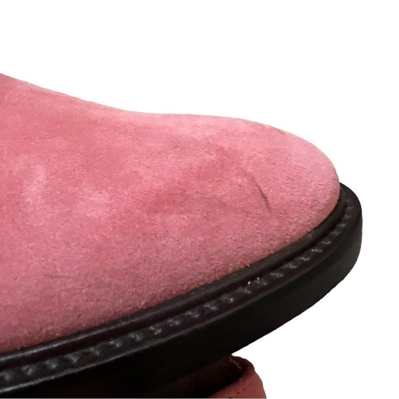 Paul Smith Pink Suede Turner Derby Shoes Size EU 37 / US 6 - Picture 9 of 10